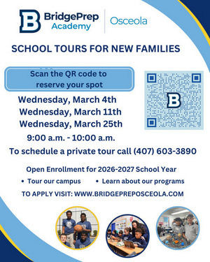 ⭐School Tours for New Families /  ⭐Visitas Escolares para Familias Nuevas